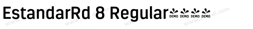 EstandarRd 8 Regular字体转换